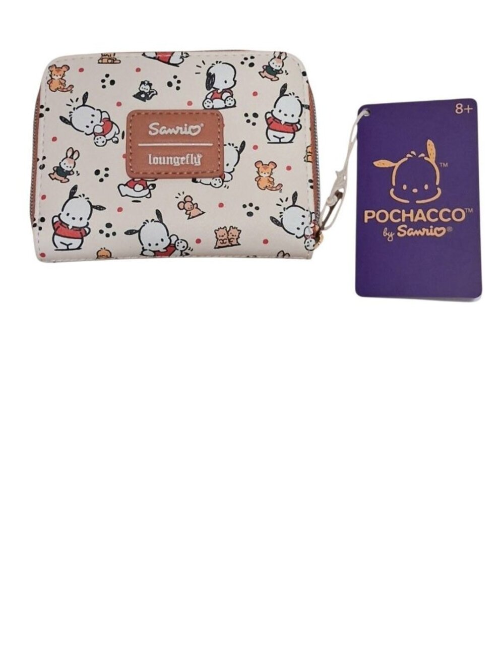 Loungefly Pochacco & Friends Mini Zipper Wallet Sanrio NEW NWT
